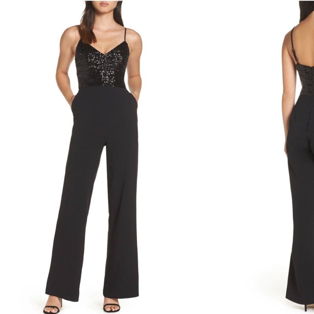 Black sequin jumper